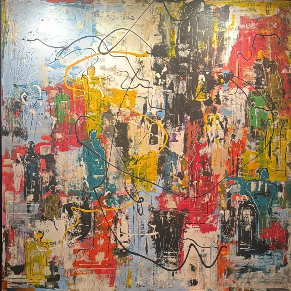 The Noise Between Us | Acrylic on Canvas